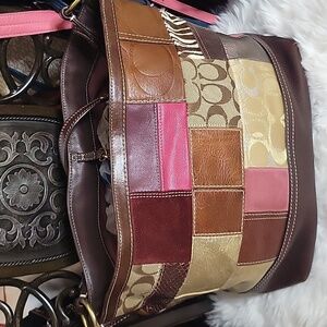 #22. Coach patchwork bag